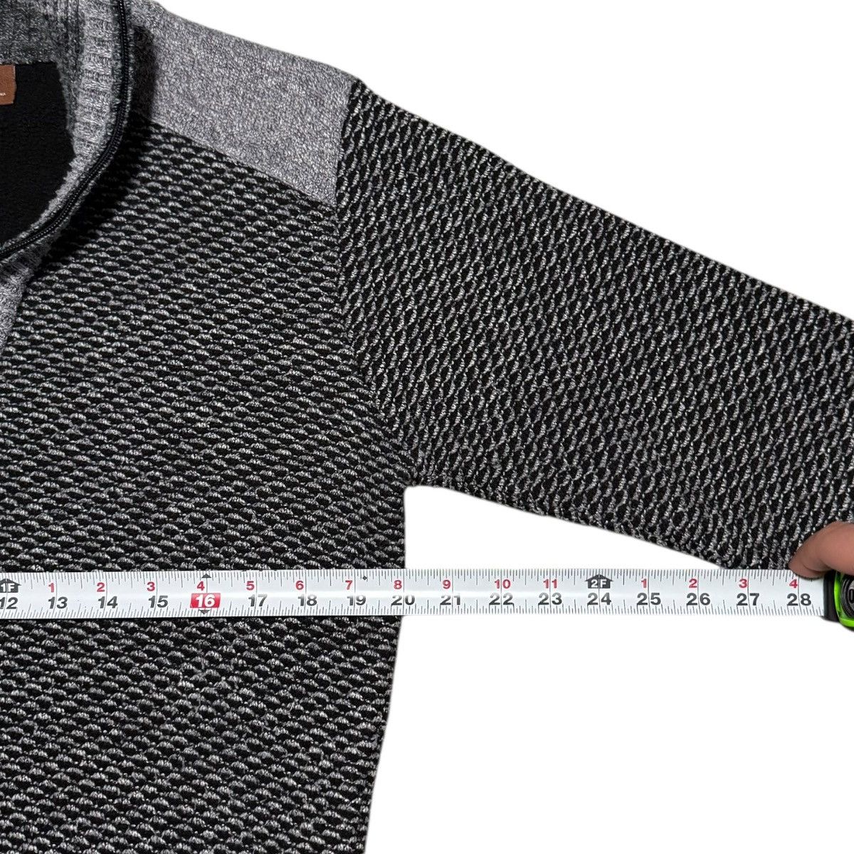 Other Usicon Gray/Black Oversized 1/4 Zip Sweater Men's Small Size US S / EU 44-46 / 1 - 7 Thumbnail