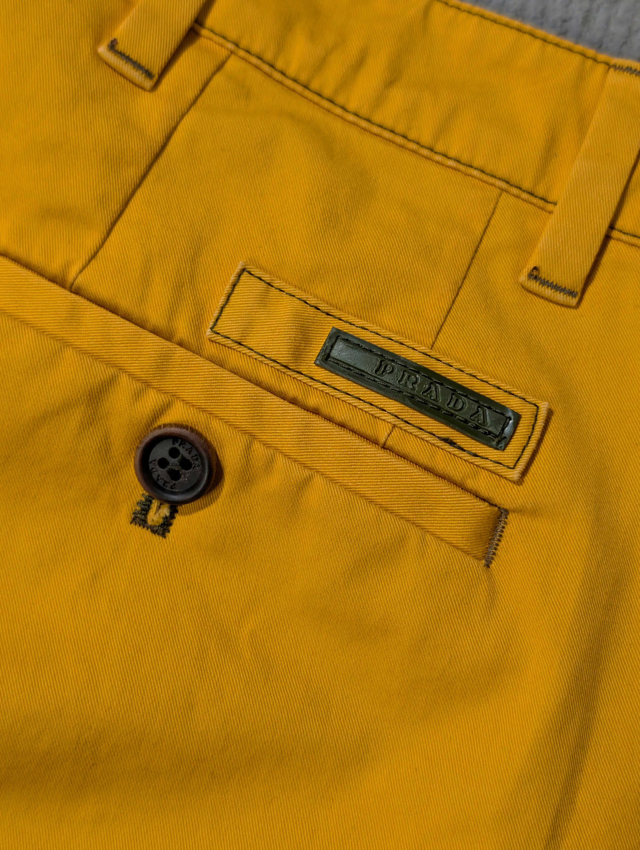 Prada Prada Chino Trousers Orange Pants Size 30" / US 8 / IT 44 - 6 Thumbnail