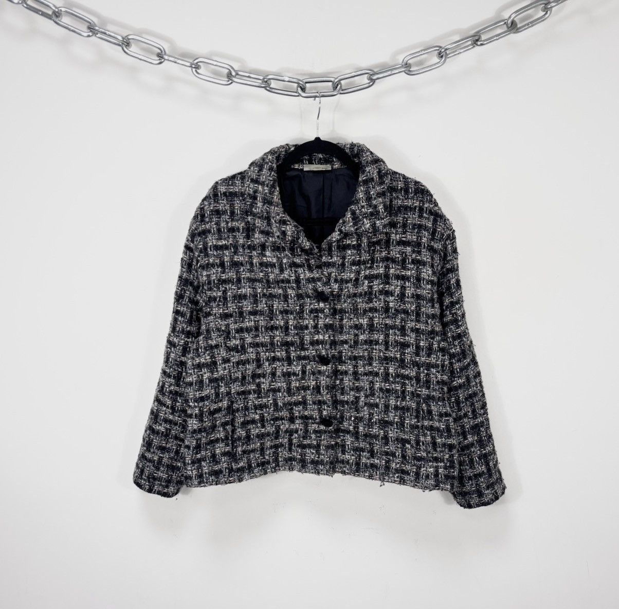 Other Vintage Weave Of The Irish Women’s Wool Blend Tweed Jacket Size L / US 10 / IT 46 - 1 Thumbnail