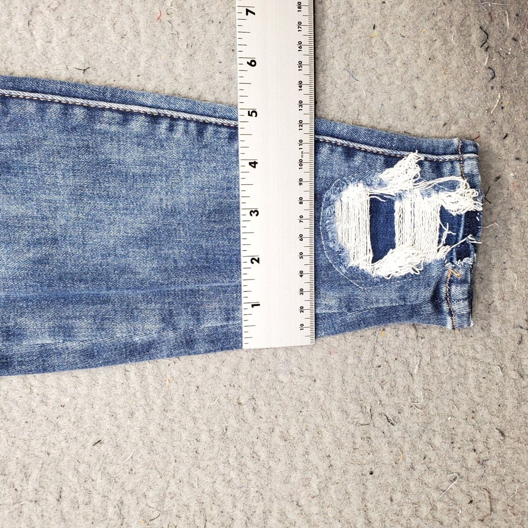 American Eagle Outfitters American Eagle Outfitters Curvy Jegging Jeans Womens 2 Blue Hi-Rise Regular Fit 5-Pocket Denim Jeans Size 26" / US 2 / IT 38 - 5 Thumbnail