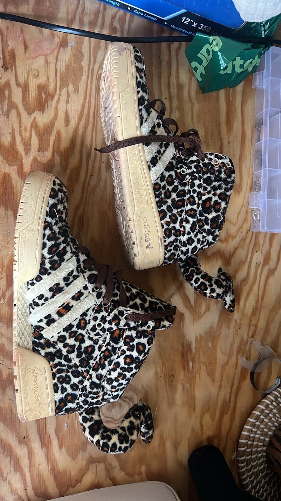Adidas ADIDAS X JEREMY SCOTT LEOPARD SNEAKER SZ:42 | Grailed