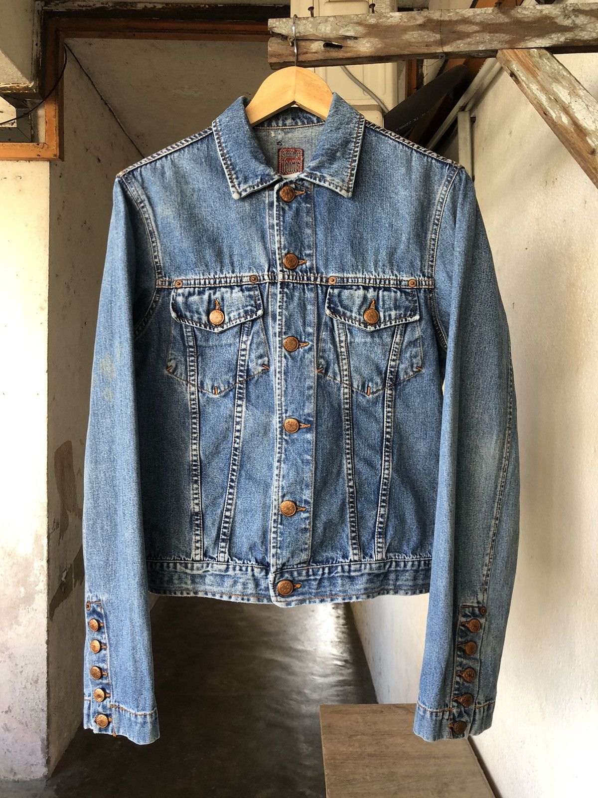 Jean Paul Gaultier Vintage 90s Jean Paul Gaultier Denim Trucker Jacket Size US M / EU 48-50 / 2 - 1 Thumbnail