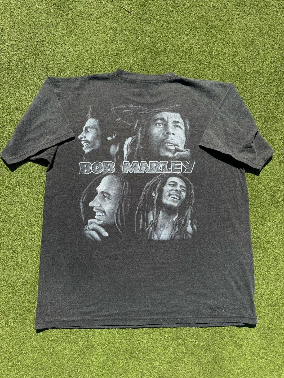 Bob Marley × Rap Tees × Vintage Bob Marley 90's Vintage Rap T-Shirt Size US XXL / EU 58 / 5 - 2 Thumbnail
