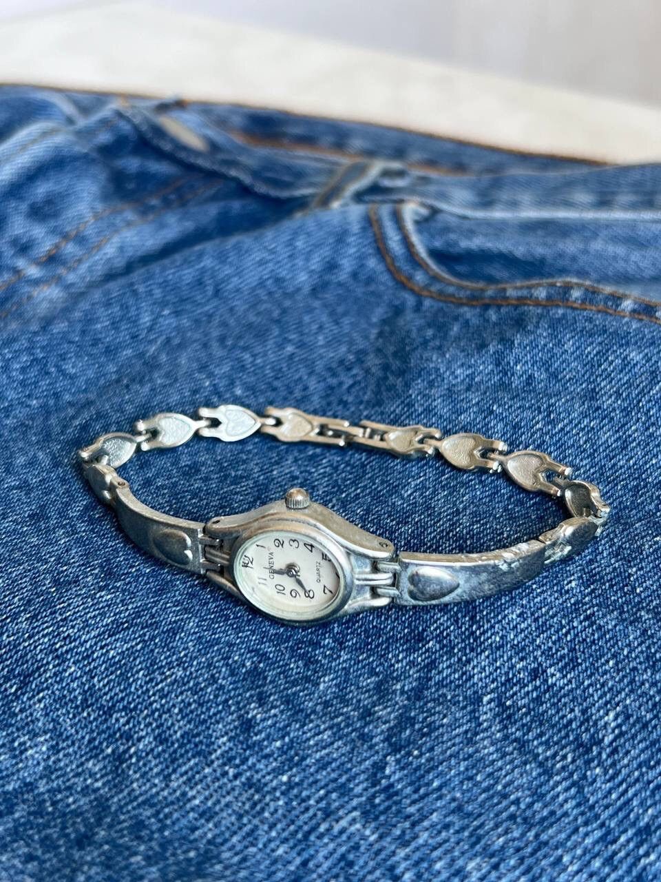 Japanese Brand × Vintage Vintage ❤️ Heart Japanese style futuristic Steel Watch Size ONE SIZE - 2 Thumbnail