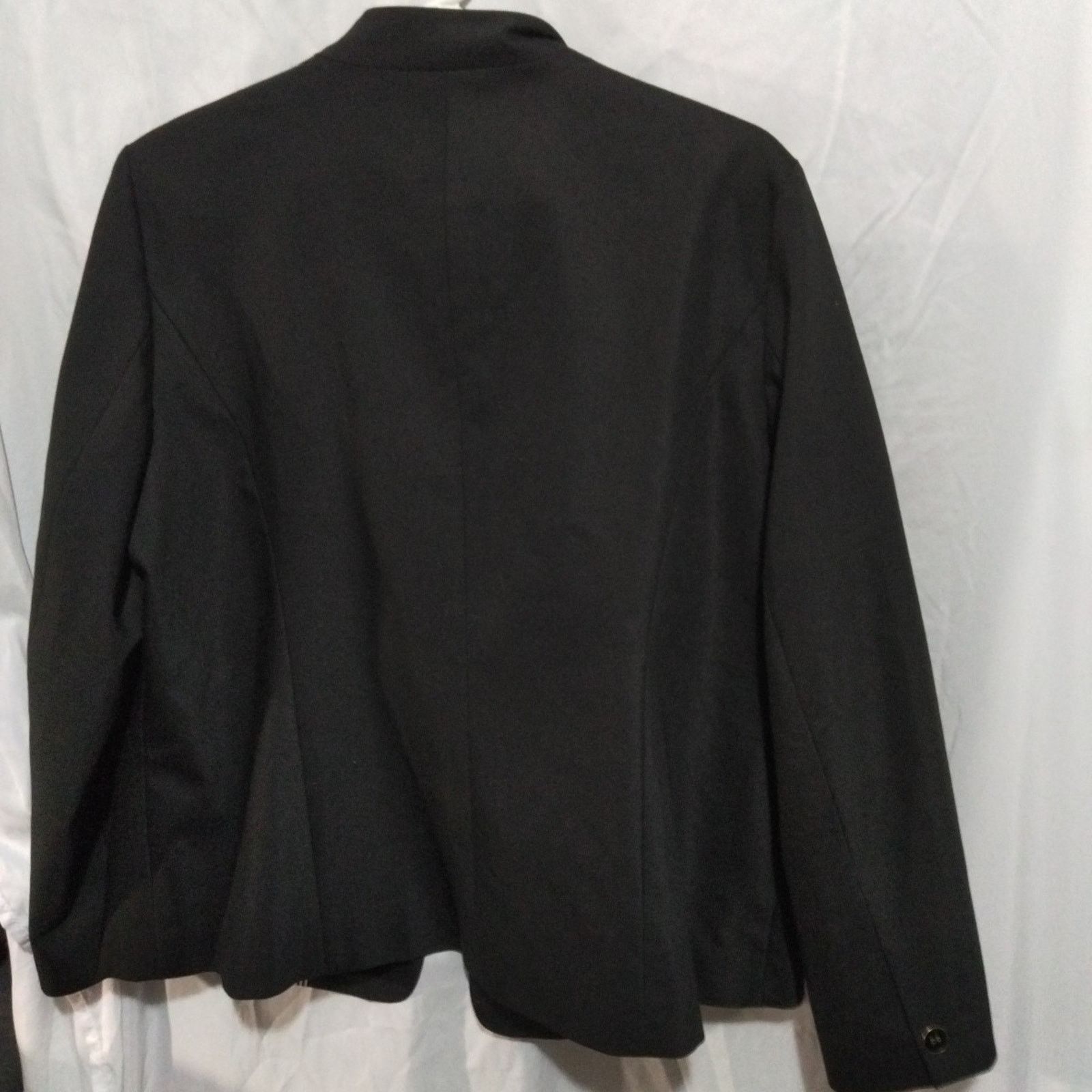 Other Chico's Black Ponte Size 2 Women Career Work Blazer Jacket Size M / US 6-8 / IT 42-44 - 8 Thumbnail