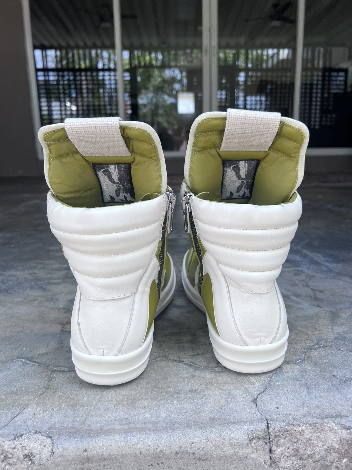 Rick Owens Olive Rick Owens Geobaskets Size US 11 / EU 44 - 5 Thumbnail