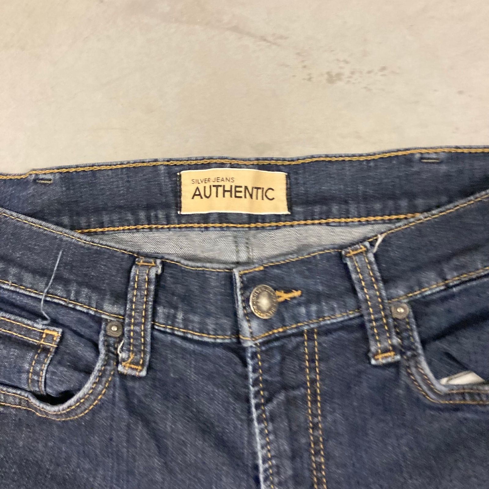 Silver Jeans Co. × Vintage Y2K slim silver western Jeans 34x32 Size US 34 / EU 50 - 3 Thumbnail