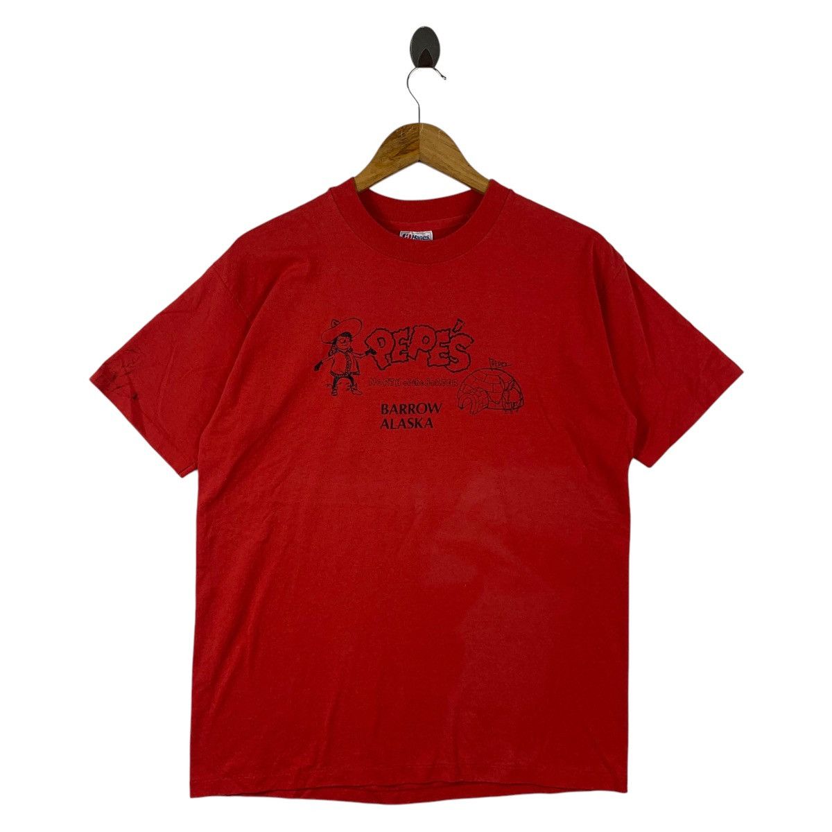 Vintage Vintage PEPES barrow alaska printed tee Size US L / EU 52-54 / 3 - 1 Thumbnail
