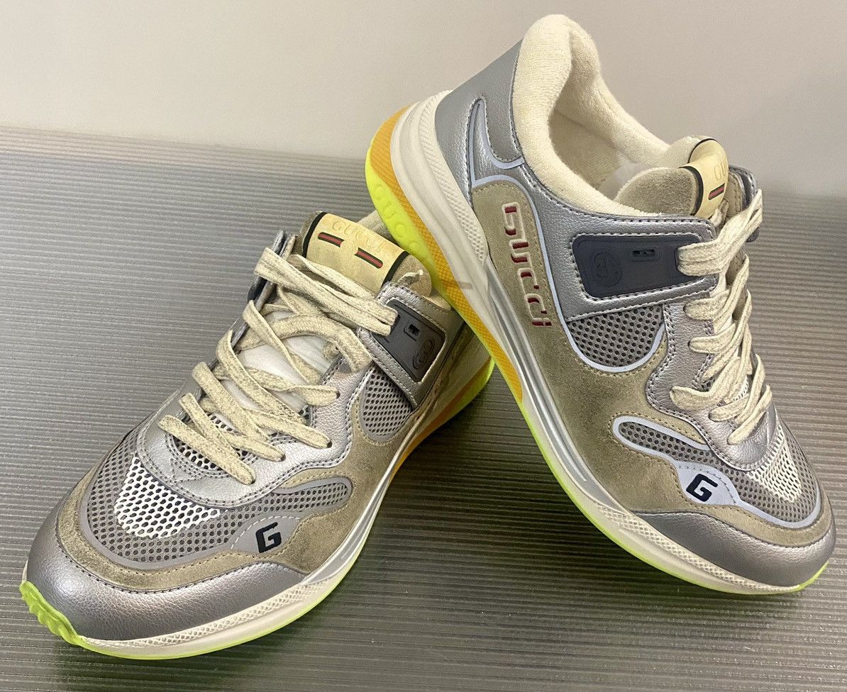 Gucci Gucci 🇮🇹 Lavaredo Fab grey Ultrapace sneakers 9uk NEW Size US 10 / EU 43 - 6 Thumbnail