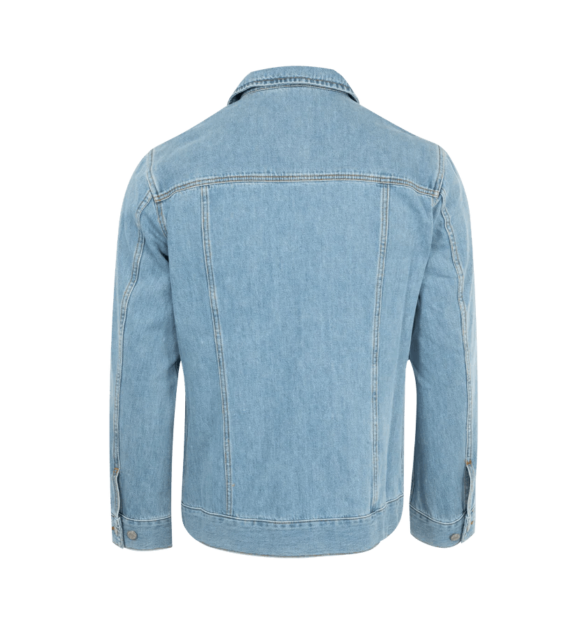 Dries Van Noten o1h1sh10525 Double-Breasted Coat in Light Blue Size US M / EU 48-50 / 2 - 2 Thumbnail