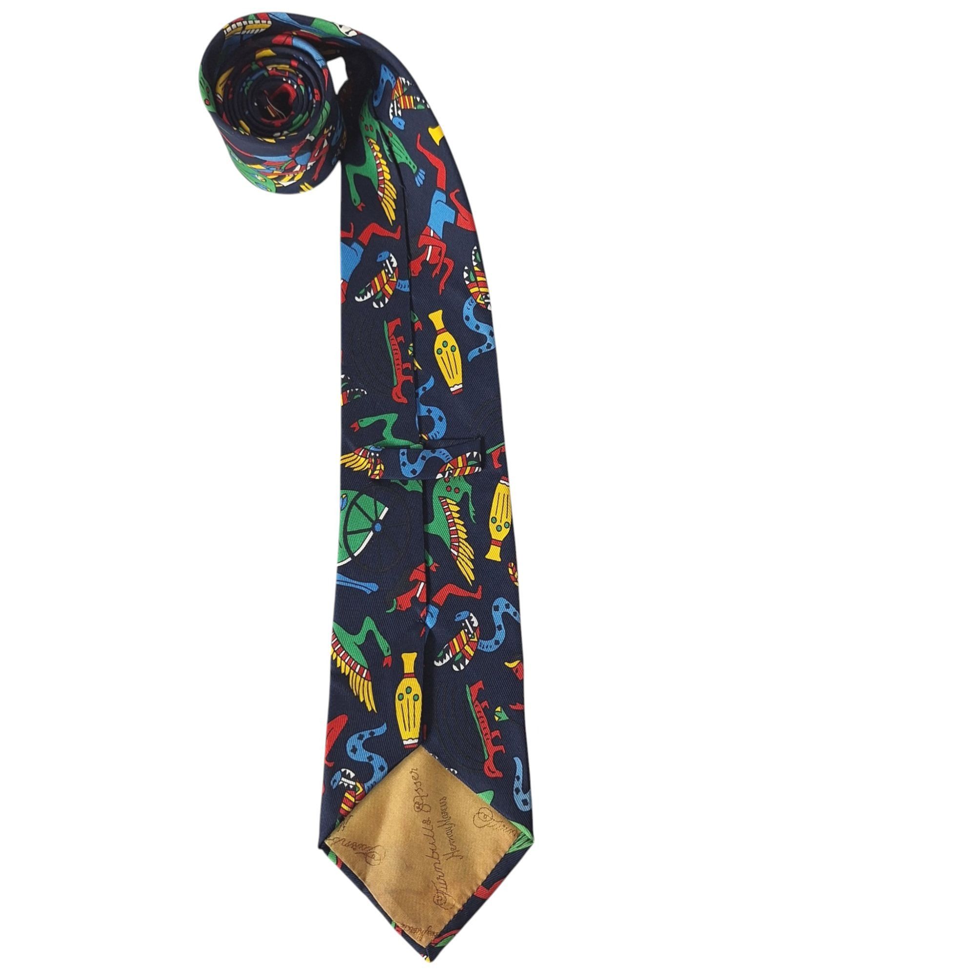 Turnbull & Asser Turnbull & Asser Neiman Marcus Silk Tie Egyptian Hieroglyphi Size ONE SIZE - 5 Thumbnail