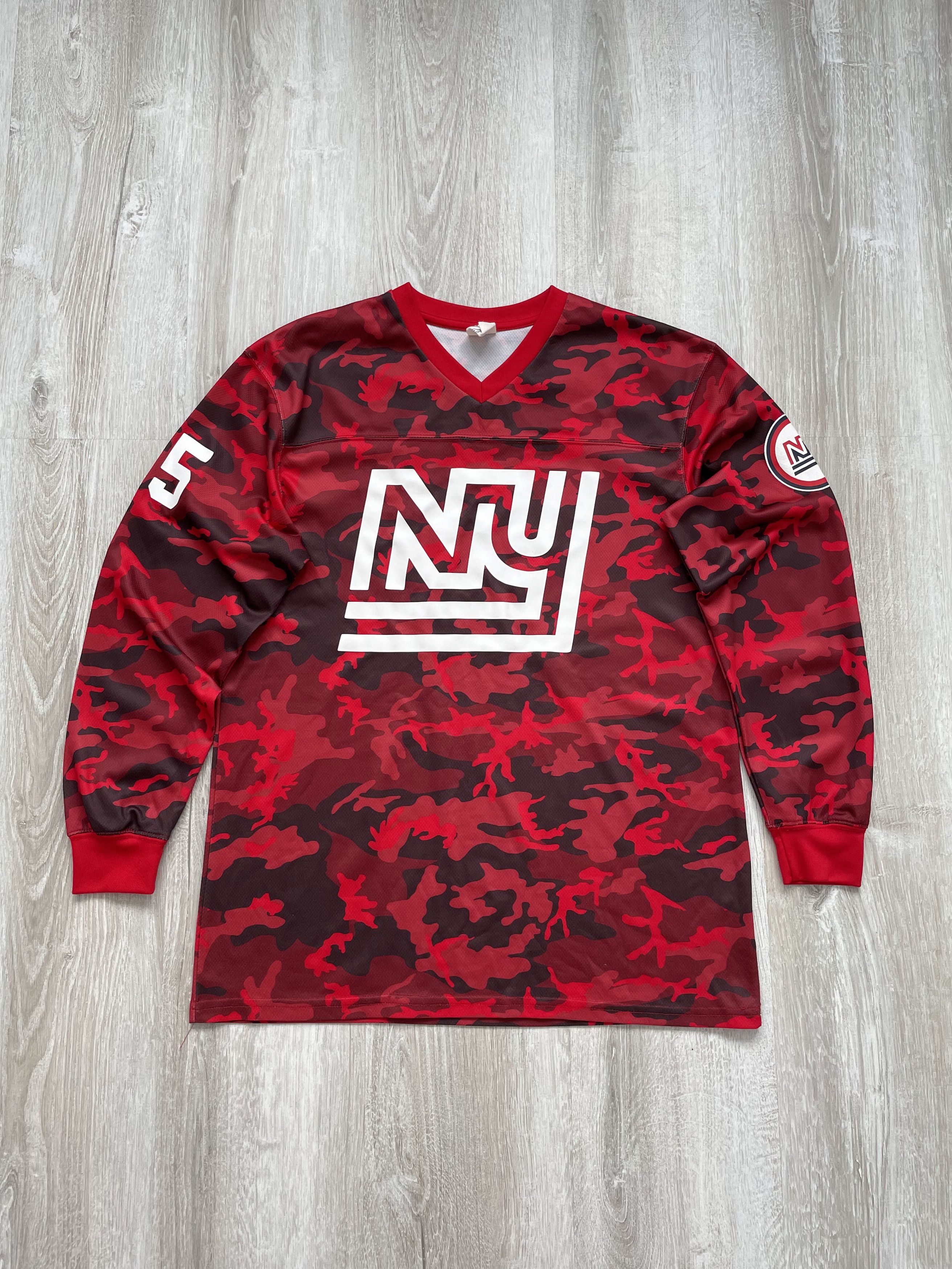 NFL NFL New York Long Sleeve Red Camo Jersey Size US M / EU 48-50 / 2 - 1 Thumbnail