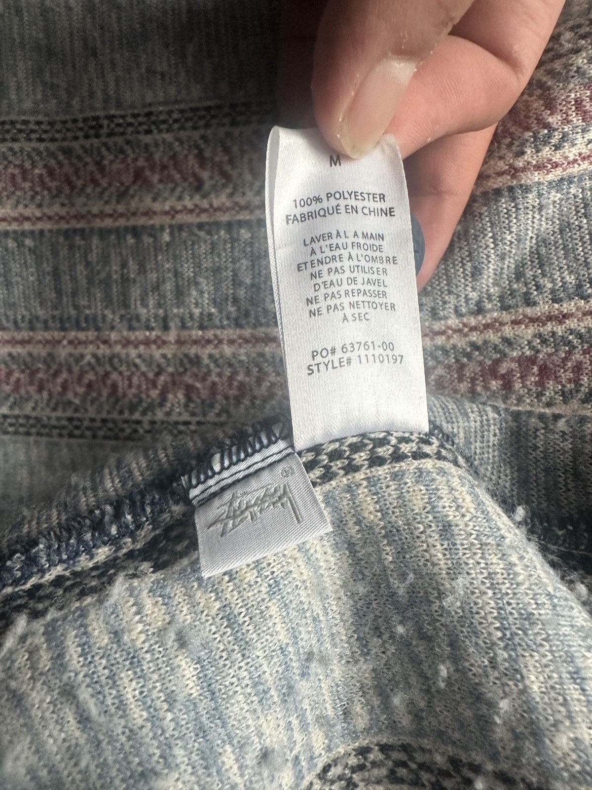 Stussy Stussy Striped Sherpa Jacket Size US M / EU 48-50 / 2 - 4 Thumbnail