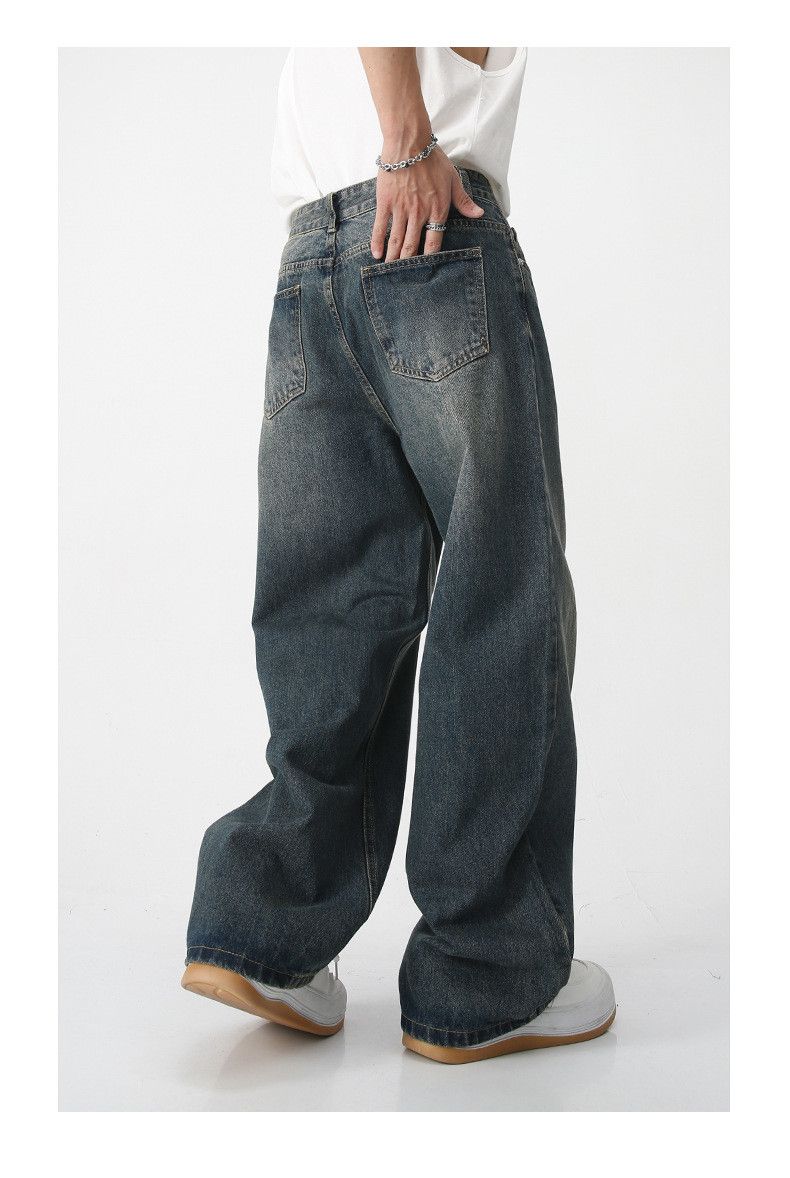 Japanese Brand × Jean Casual straight-leg vintage distressed jeans Size US 32 / EU 48 - 5 Thumbnail