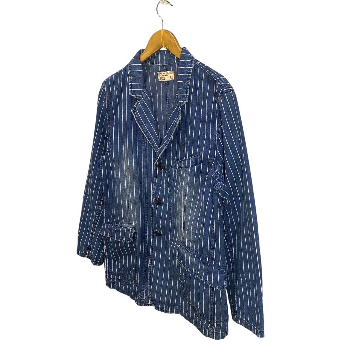 Japanese Brand × Vintage Sky Walk Ranch denim wabash indigo coat Size US M / EU 48-50 / 2 - 3 Thumbnail