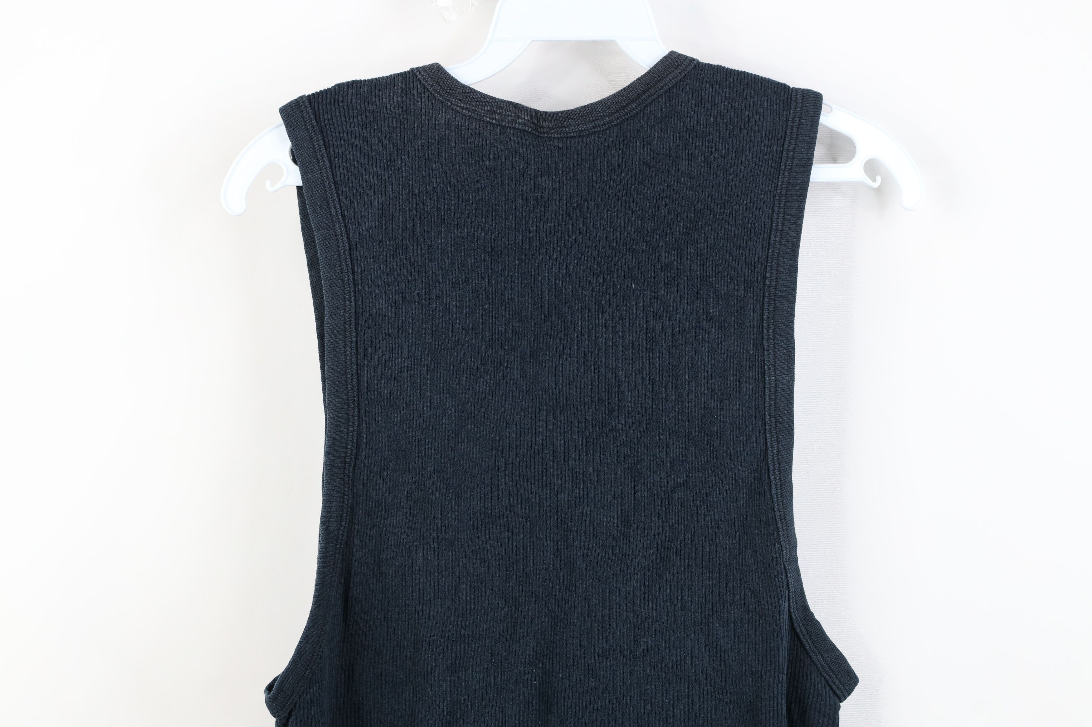 Vintage Vintage 90s Streetwear Ribbed Knit Wife Beater Tank Top Size US XL / EU 56 / 4 - 12 Thumbnail