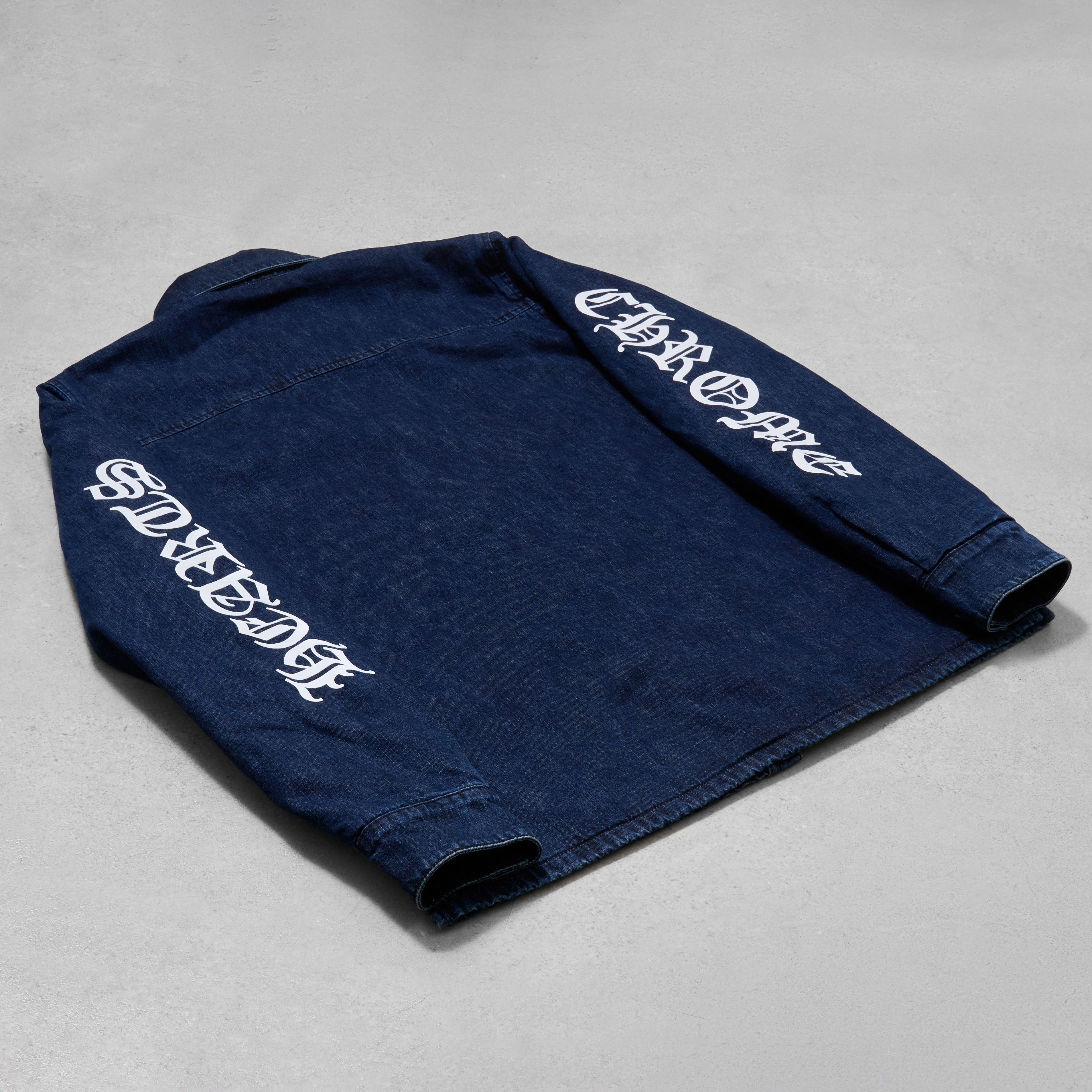 Chrome Hearts CHROME HEARTS Work’n Garage WSH Denim White Print Size US L / EU 52-54 / 3 - 3 Thumbnail