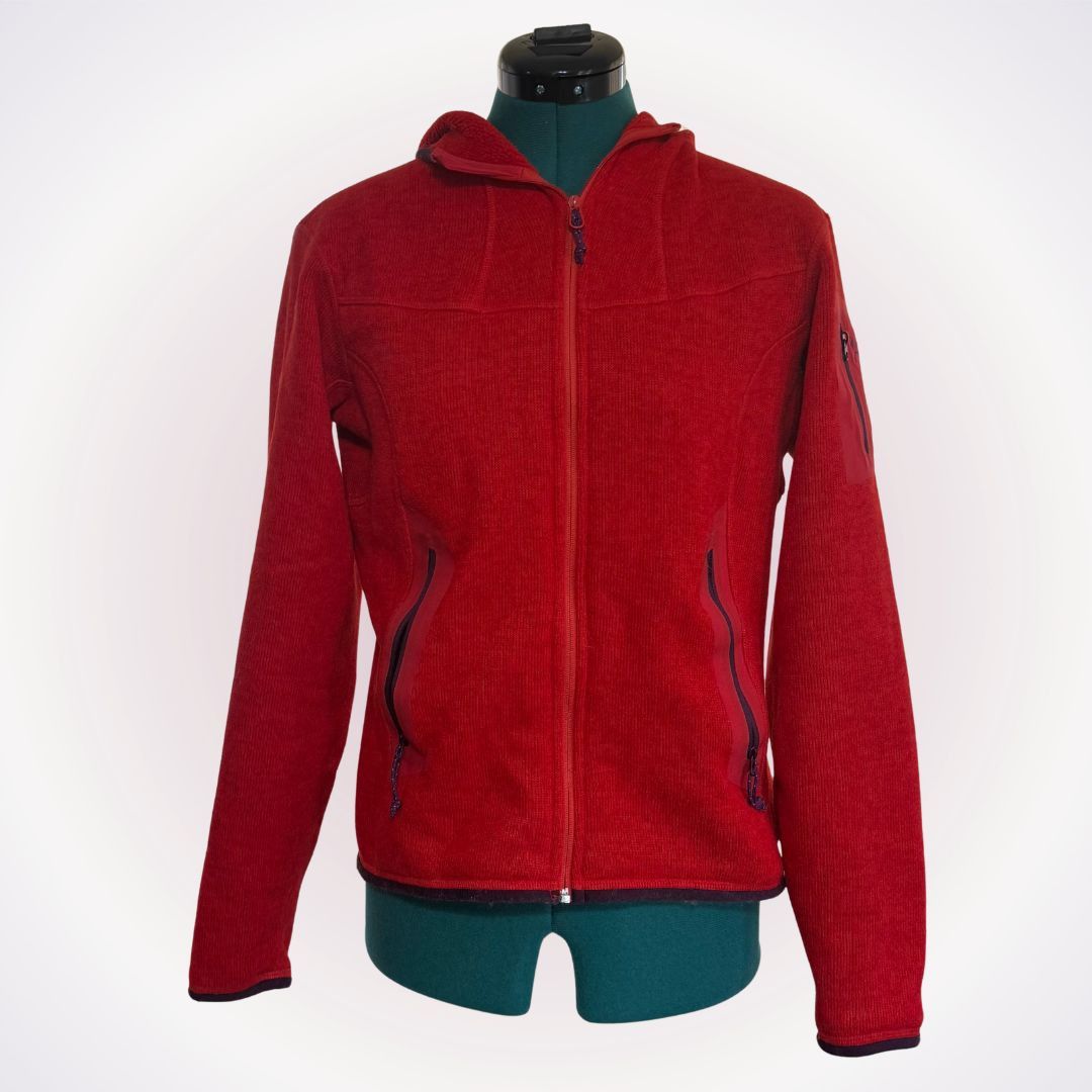 Arc'teryx Arc'teryx Red Fleece Zip Hoodie | Sz M Size M / US 6-8 / IT 42-44 - 1 Thumbnail