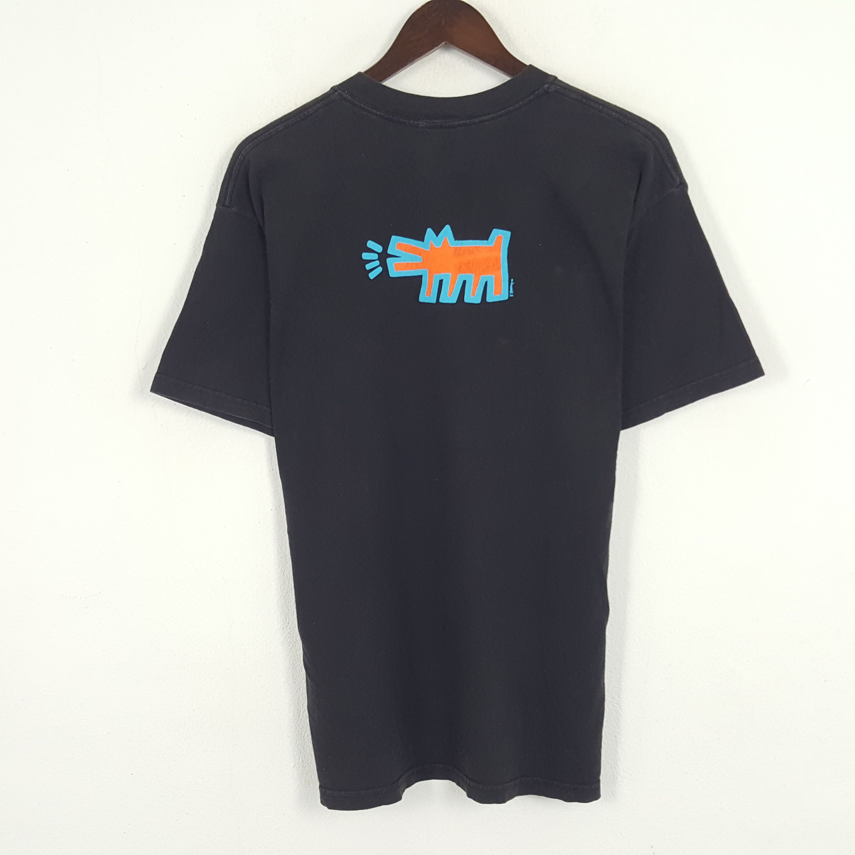 Keith Haring × Vintage Vintage Keith Haring x Pop Shop Tshirt Size US L / EU 52-54 / 3 - 3 Thumbnail
