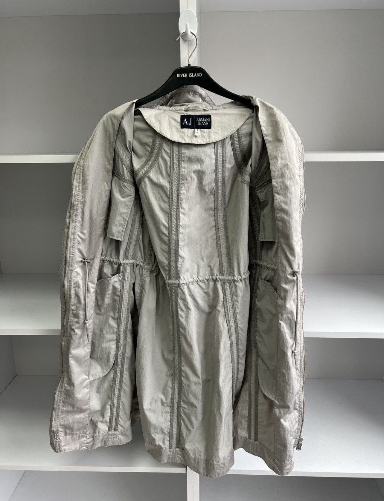 Armani Vintage Armani Jeans Women’s Luxury Coat Jacket Size M / US 6-8 / IT 42-44 - 6 Thumbnail