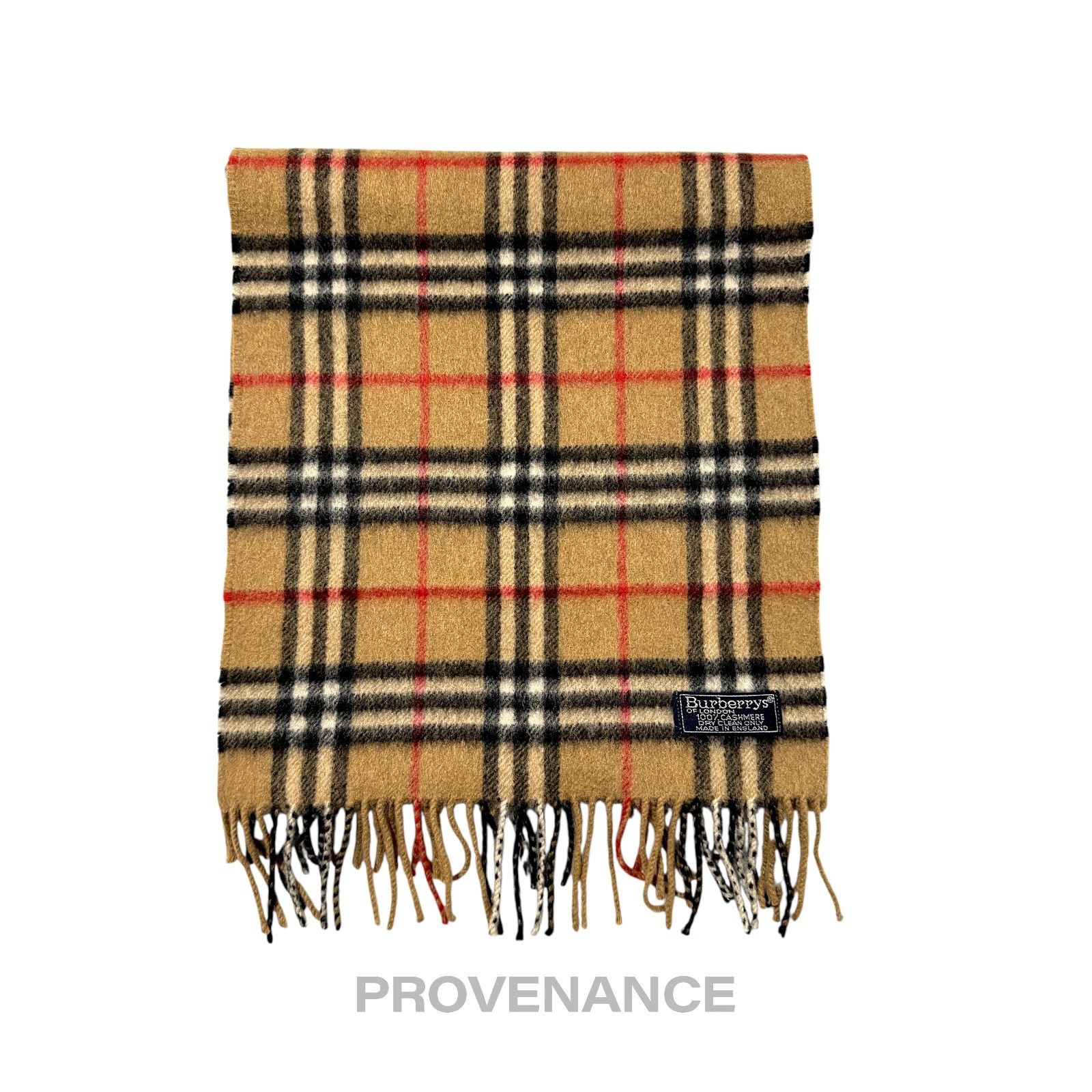 Burberry 🔴 Burberry Scarf - Nova Check Cashmere Size ONE SIZE - 1 Thumbnail