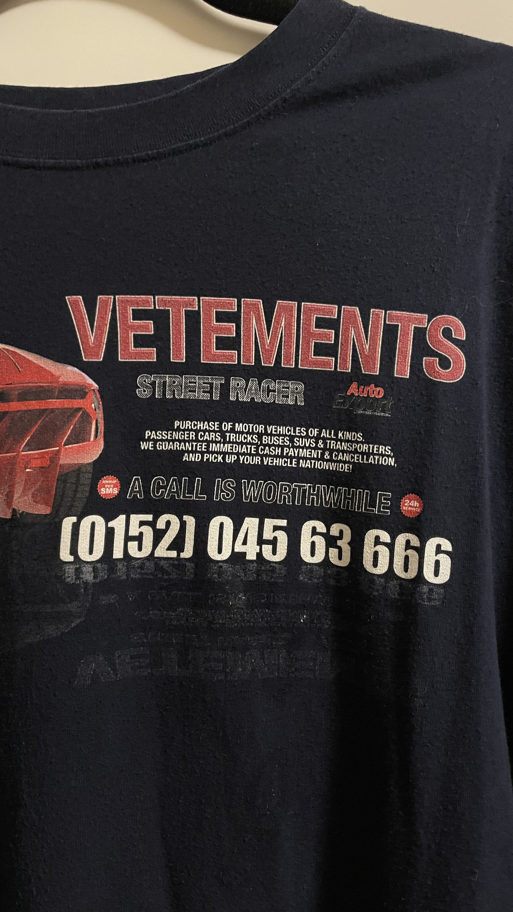 Vetements Vetements Street Racer Shirt Size US L / EU 52-54 / 3 - 2 Thumbnail