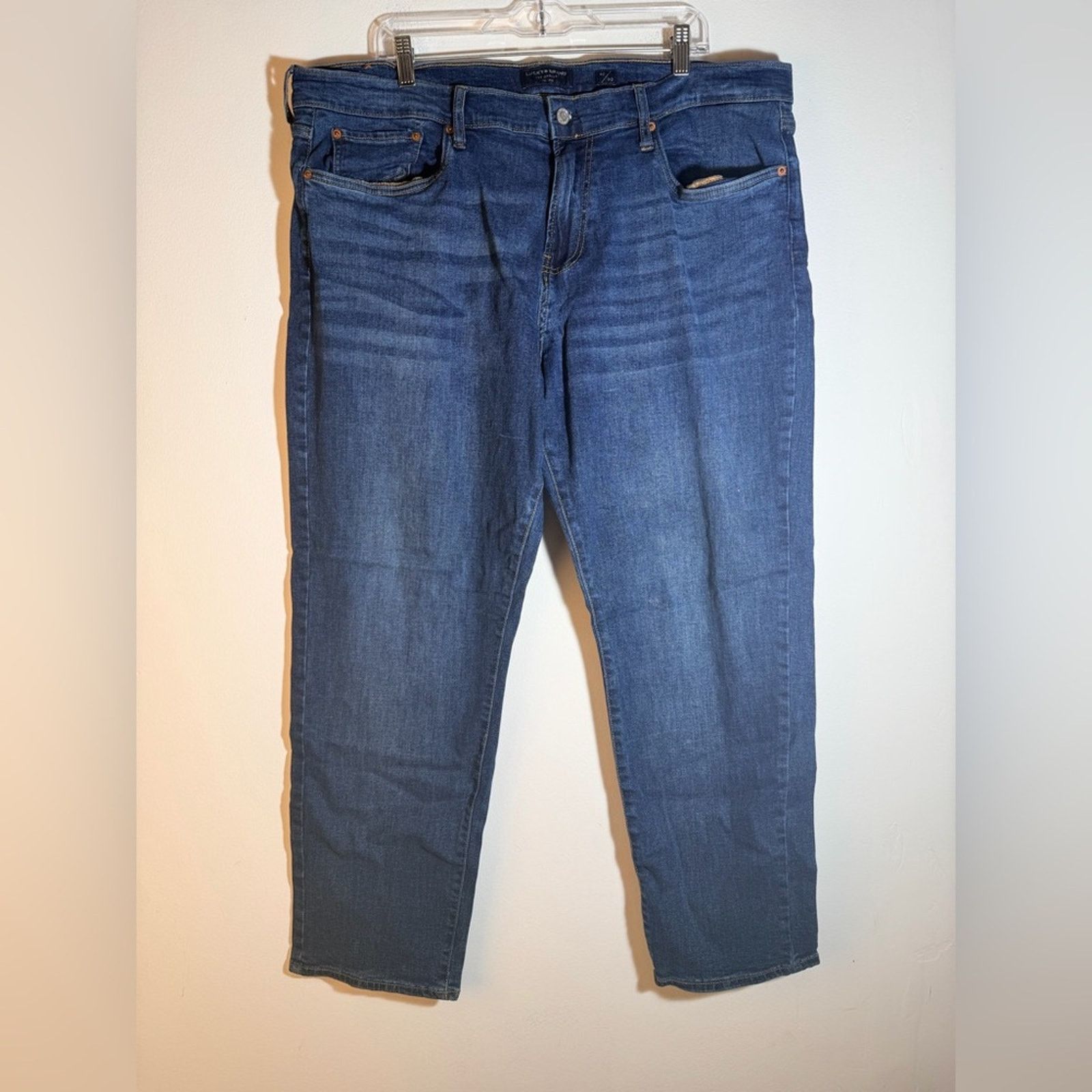 Lucky Brand Lucky Brand Men's Straight 221 Blue Jeans Size US 40 / EU 56 - 2 Thumbnail