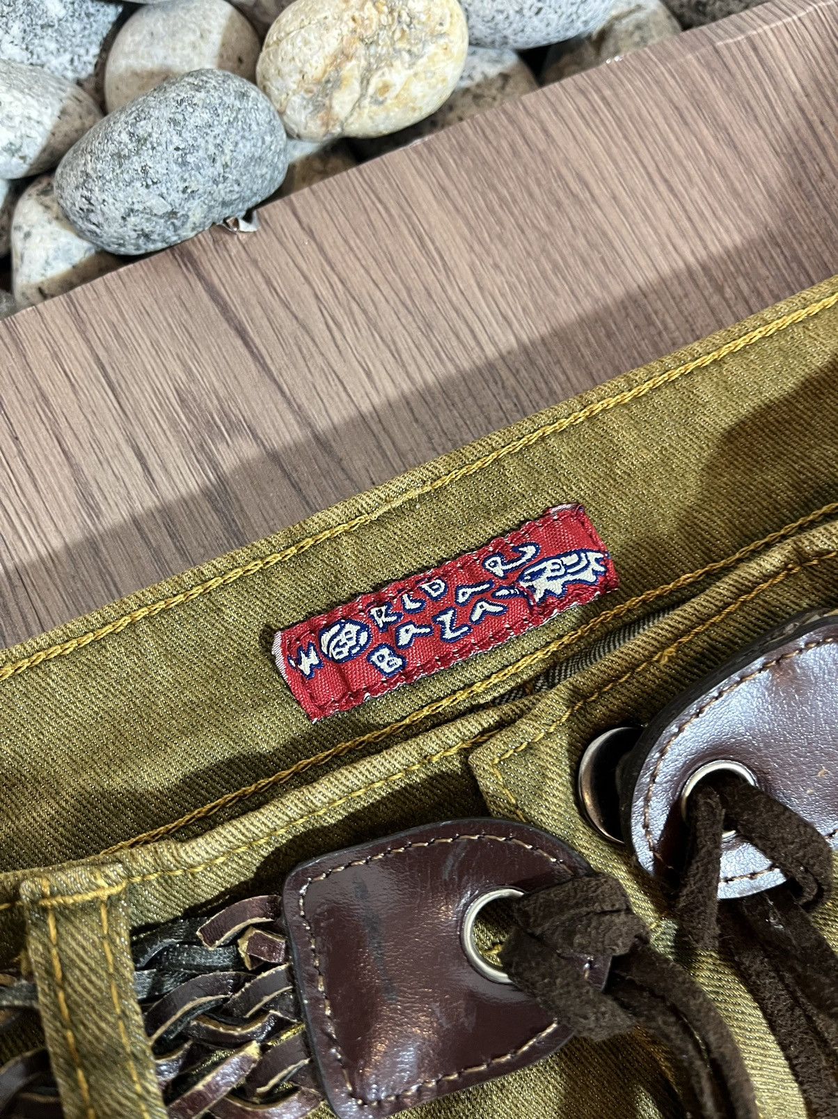 Cowboy Equipment 00’s World bazaar brocade pattern with leather strap Size 26" / US 2 / IT 38 - 8 Thumbnail