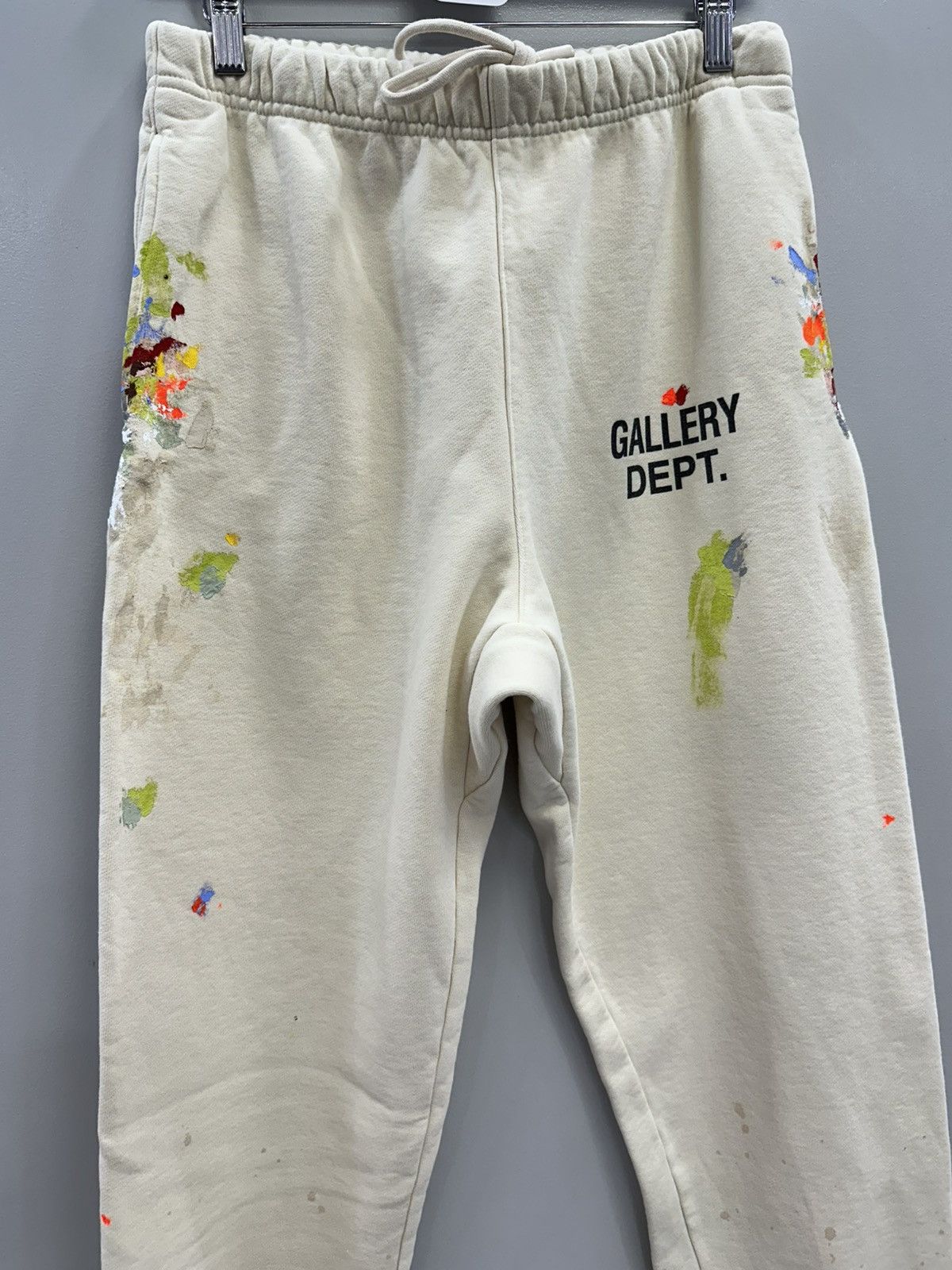 Gallery Dept. Gallery Dept Logo Sweatpants - Antique White Size US 32 / EU 48 - 3 Thumbnail