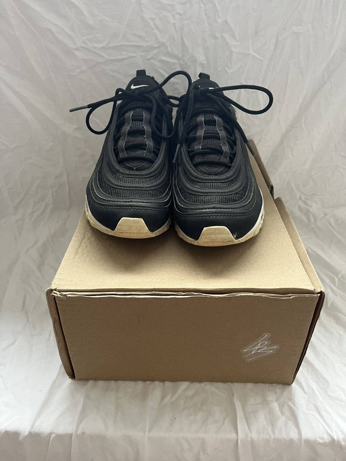 Nike Nike Air Max 97 « White Black »🐼 Size US 8.5 / EU 41-42 - 2 Thumbnail