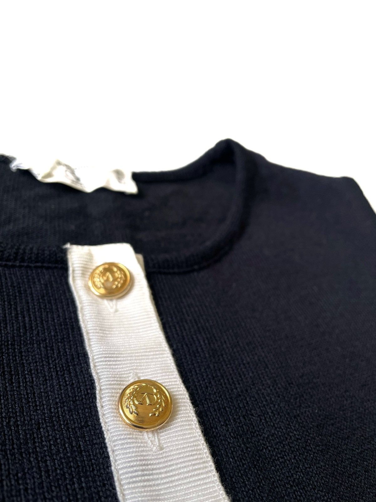 Valentino × Vintage Valentino Miss V Vintage Wool Vest Made Italy Gold Button S Size S / US 4 / IT 40 - 6 Thumbnail