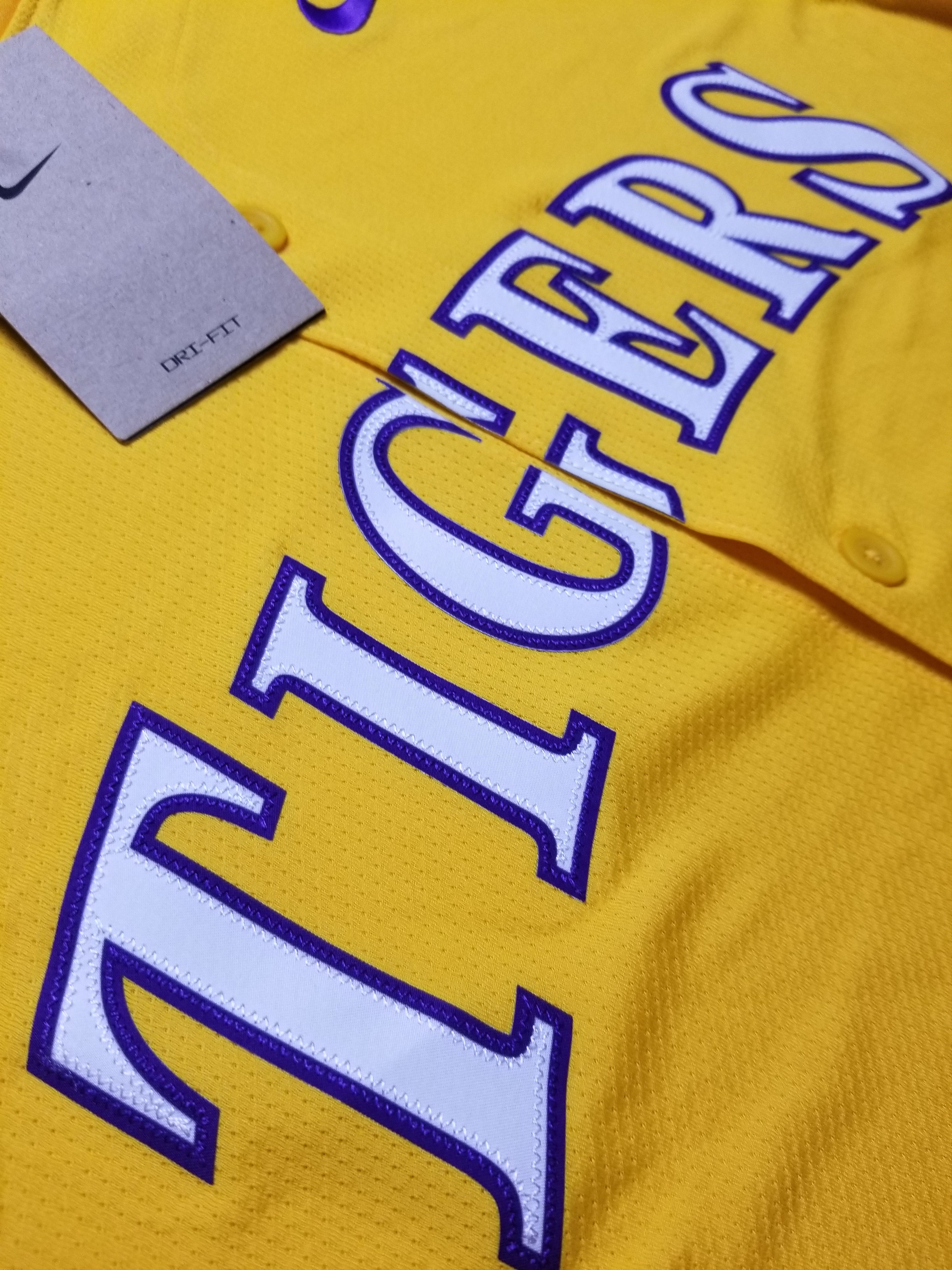 Nike Nike LSU Tigers College Limited Basketball Button Up Jersey Size US XXL / EU 58 / 5 - 5 Thumbnail
