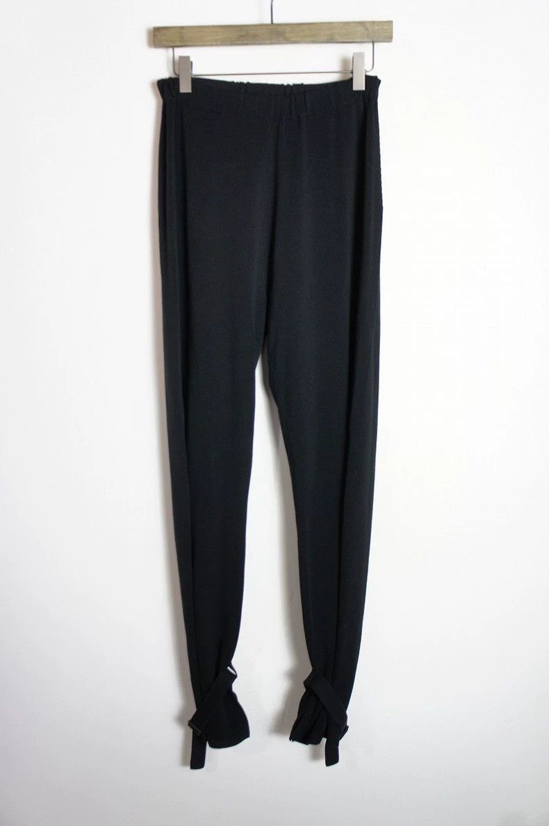 Y's Y's size 2 22SS Black Strap Knit Pants Size US 28 / EU 44 - 1 Thumbnail