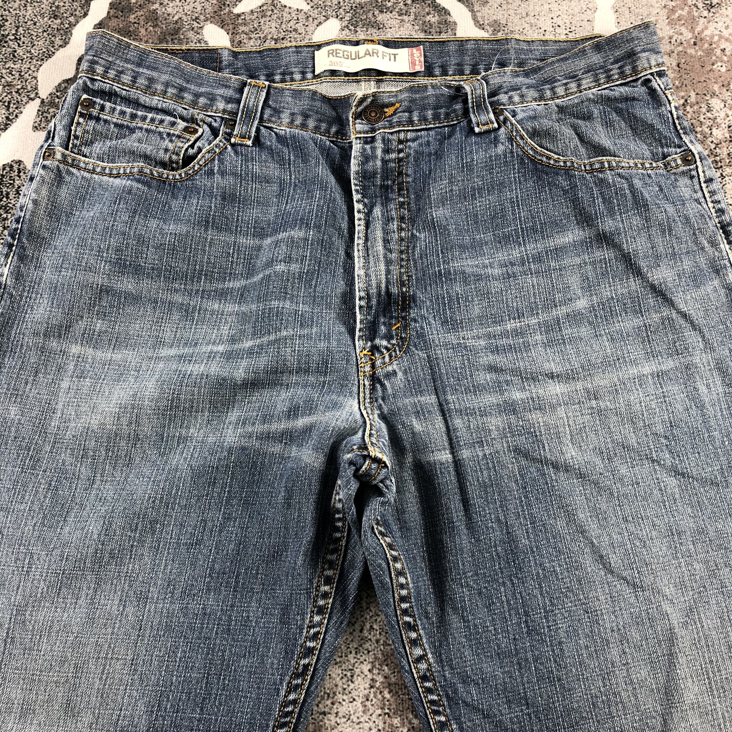 Levi's Vintage Levis 505 Jeans Regular Fit Denim KJ1024 Size US 36 / EU 52 - 3 Thumbnail