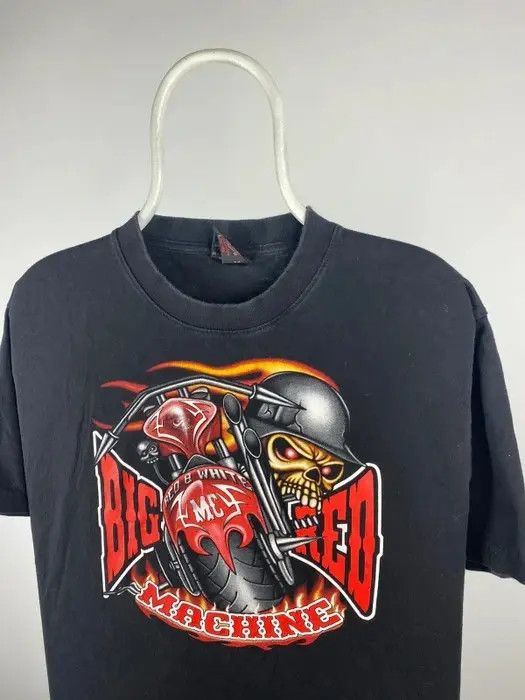Band Tees Big red machine T-shirt skull bike band tee vintage size L Size US L / EU 52-54 / 3 - 2 Thumbnail