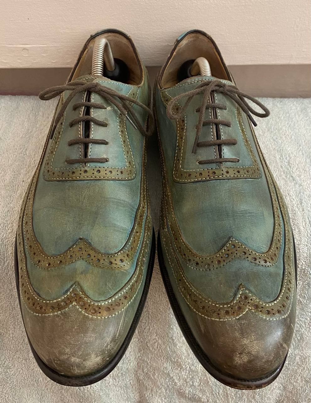 Francesco Smalto 🔥 Francesco Benigno Leather Shoes Size US 9 / EU 42 - 3 Thumbnail
