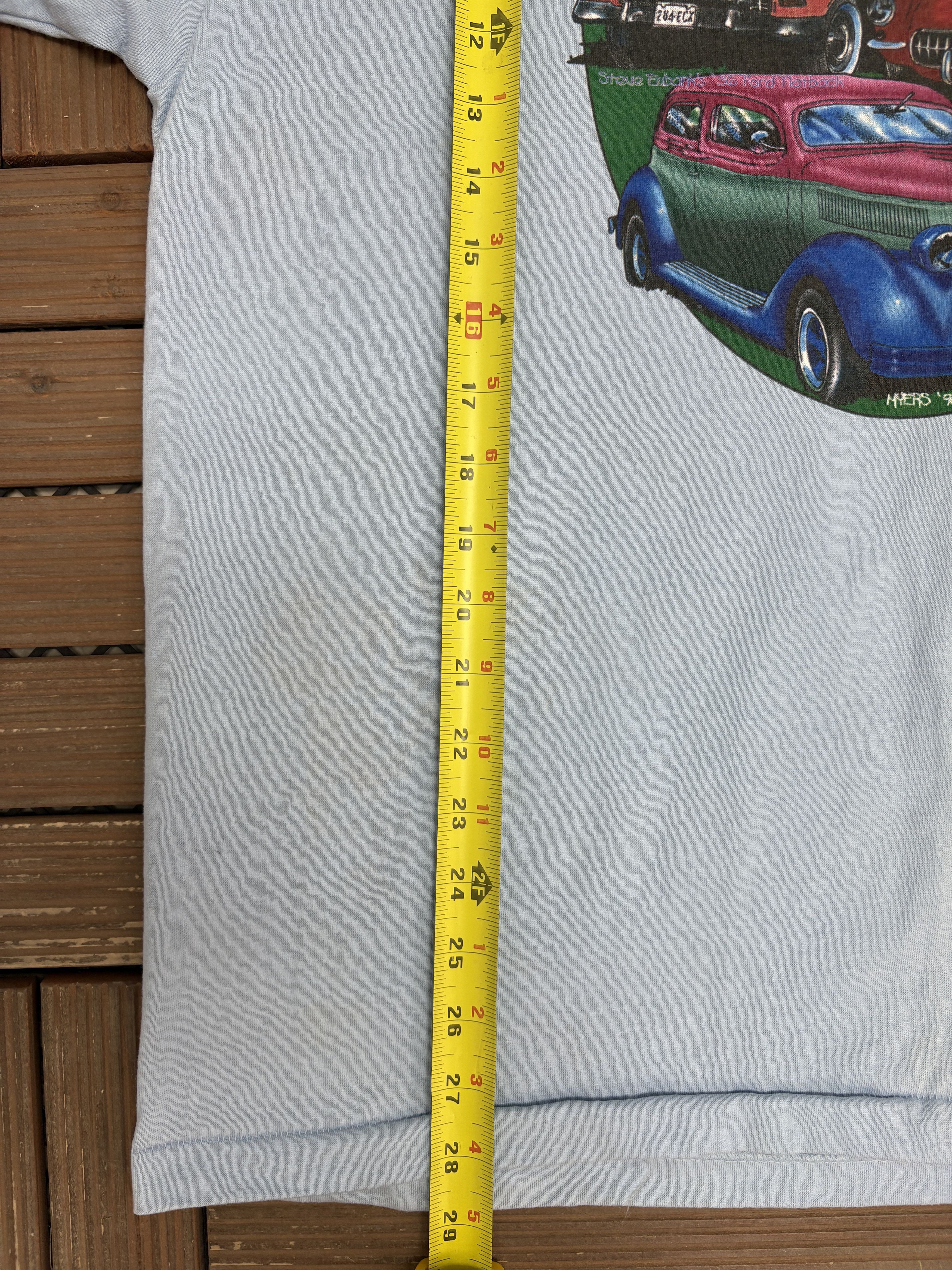 Vintage The Legendary Rolling 50's Vintage Blue T-Shirt Tee Size US XL / EU 56 / 4 - 8 Thumbnail