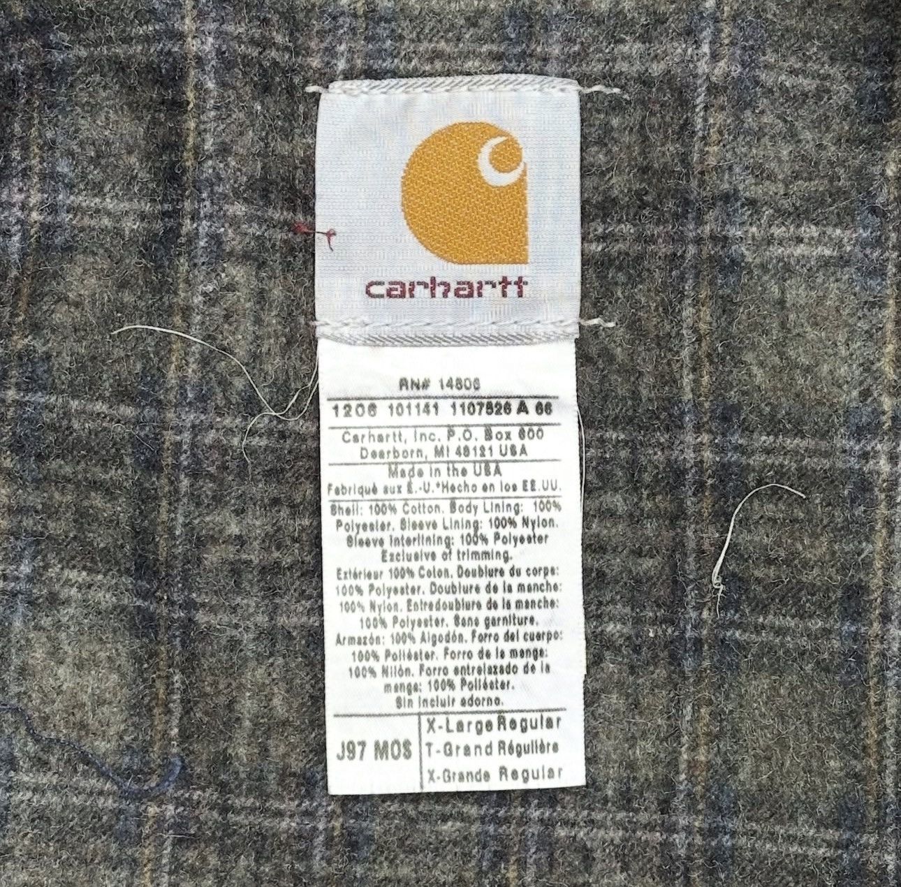 Carhartt 📦 SOLD 📦 Carhartt Detroit Jacket J97 MOS Size US L / EU 52-54 / 3 - 5 Thumbnail