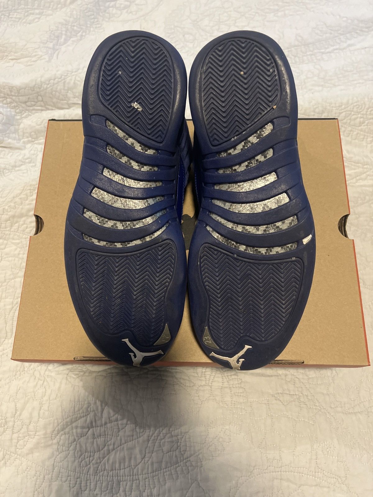 Jordan Brand Jordan 12 Deep Royal Blue Size 12 Size US 12 / EU 45 - 3 Thumbnail