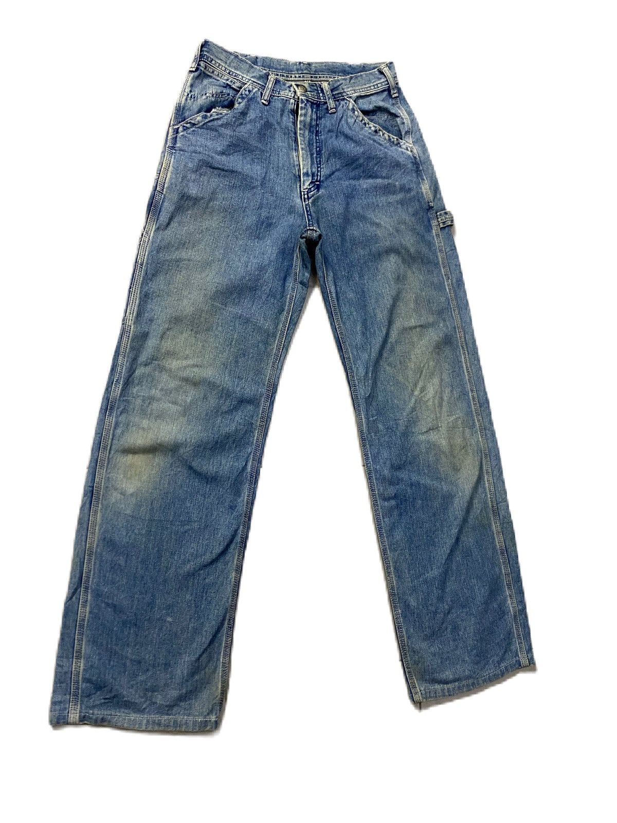 Lee × Vintage Vintage Lee Riders Sanforized Distressed Denim Carpenter Size US 29 - 2 Thumbnail