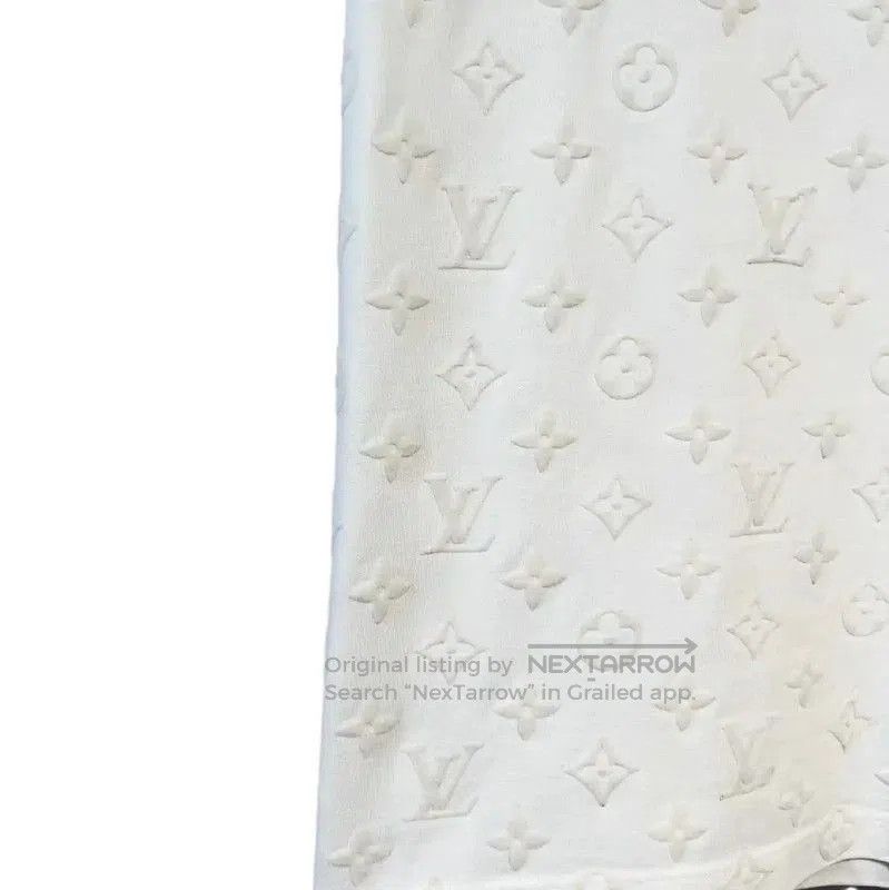 Louis Vuitton Louis Vuitton Summer White Cotton T. Size L / US 10 / IT 46 - 4 Thumbnail