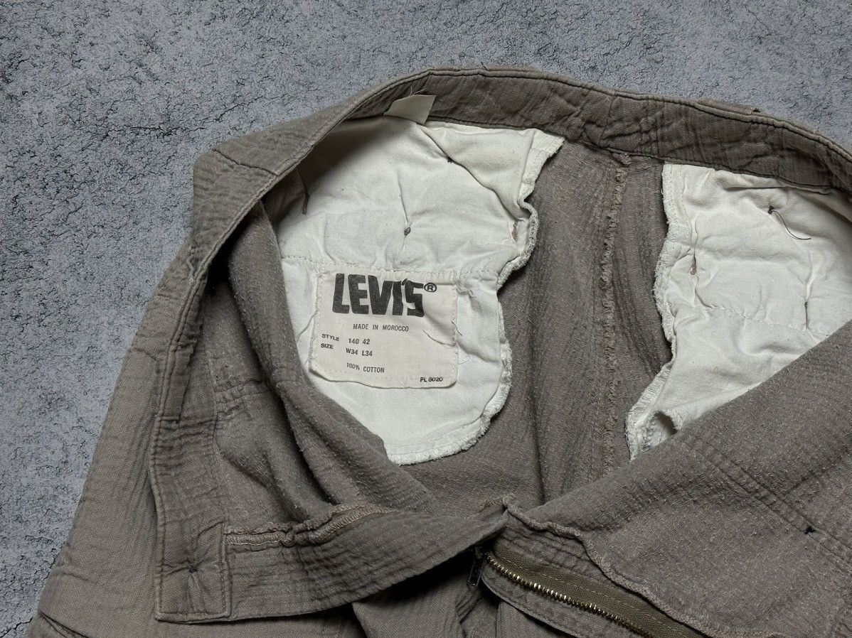Levi's × Vintage Vintage LEVIS Beige Cotton Pants Jeans Size US 34 / EU 50 - 20 Thumbnail
