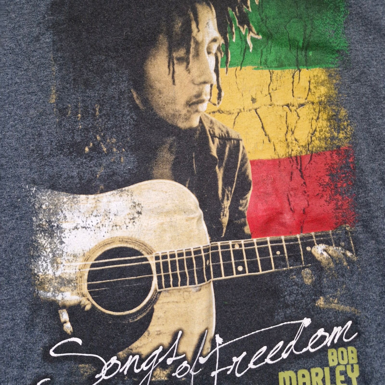 Bob Marley Bob Marley Shirt Adult XL Gray Raggae Island Music Size US XL / EU 56 / 4 - 2 Thumbnail