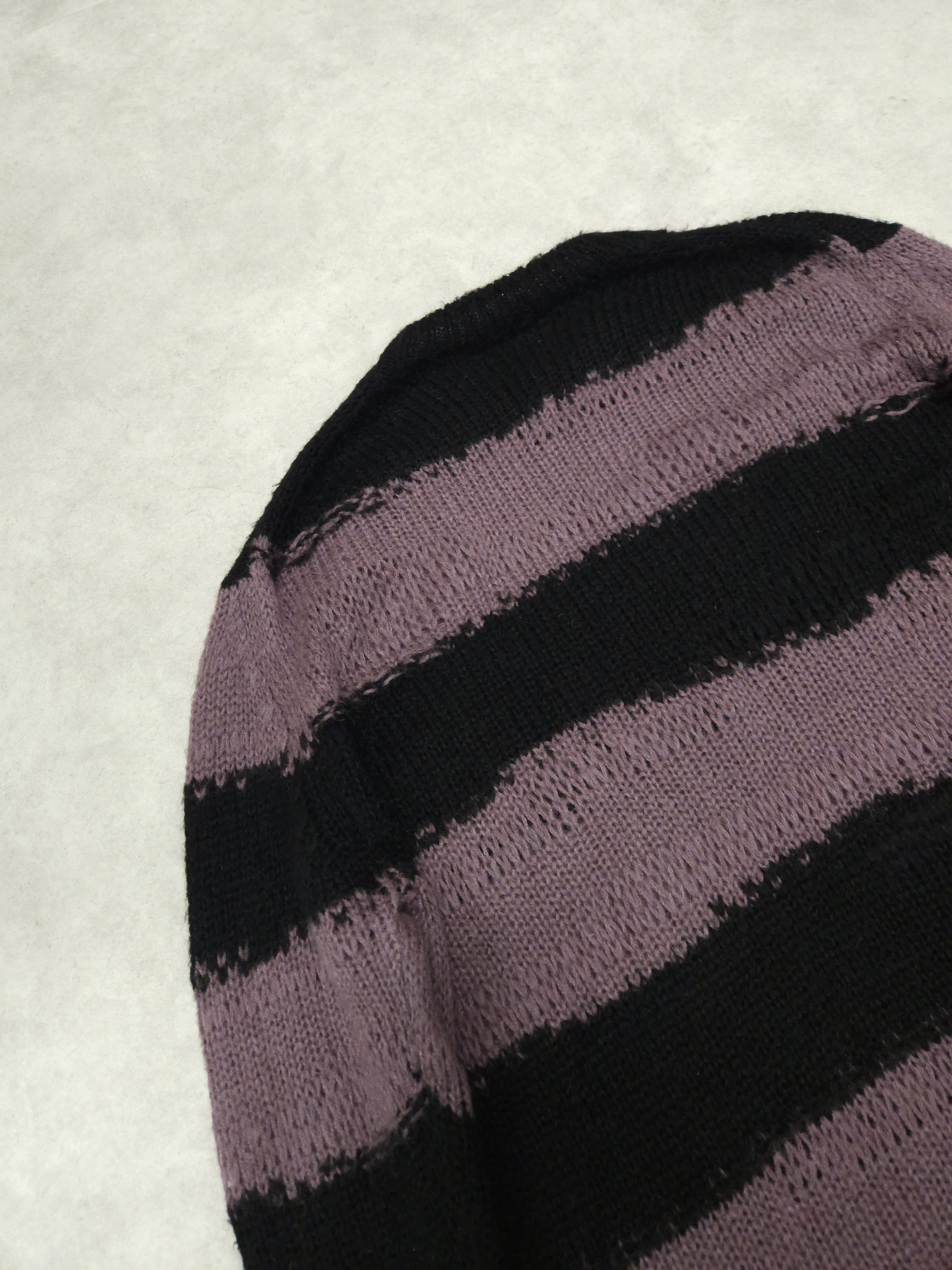 Acne Studios Acne studios distressed striped mohair knit Size US M / EU 48-50 / 2 - 8 Thumbnail