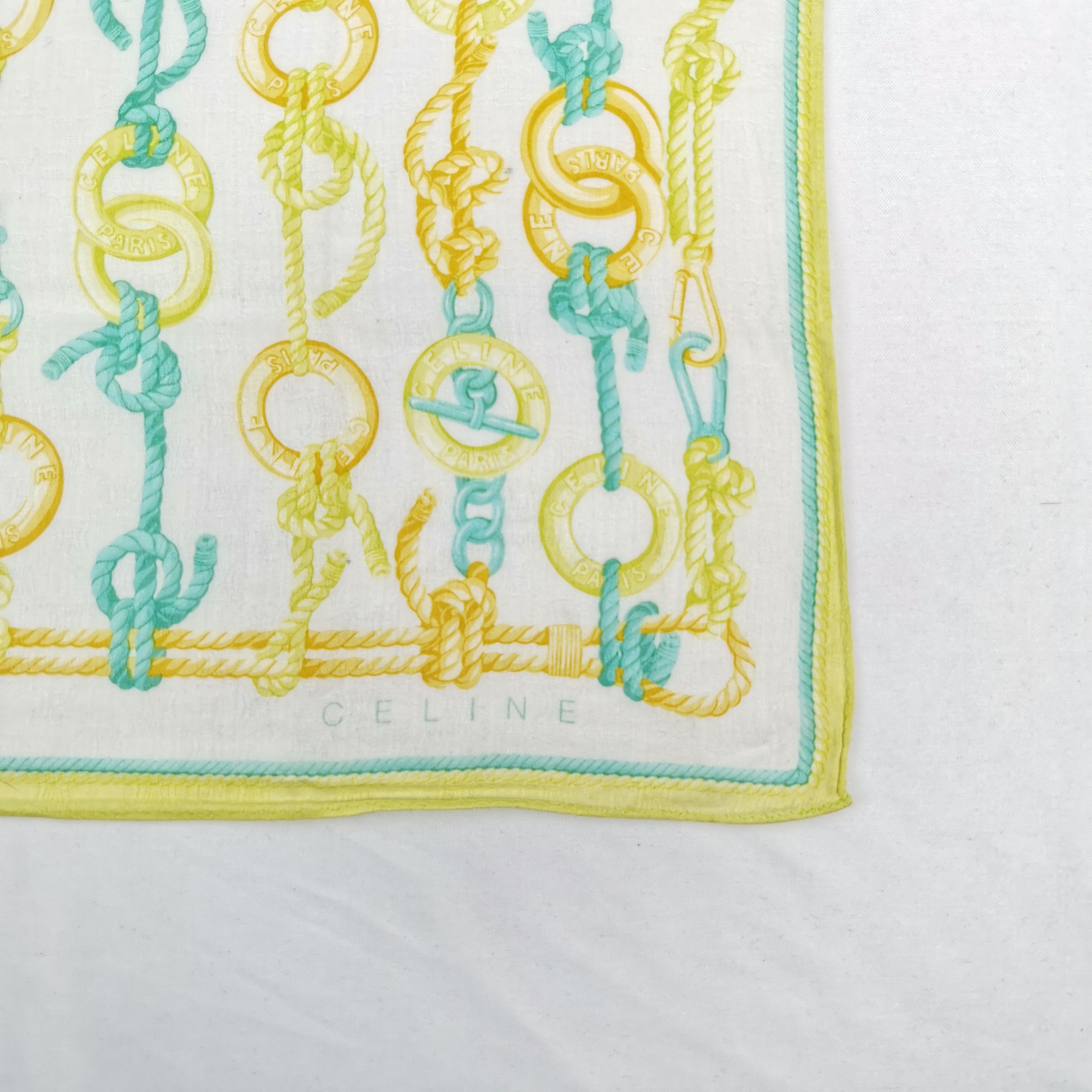 Celine Vintage Celine Handkerchief Neckerchief Bandana Size ONE SIZE - 3 Thumbnail