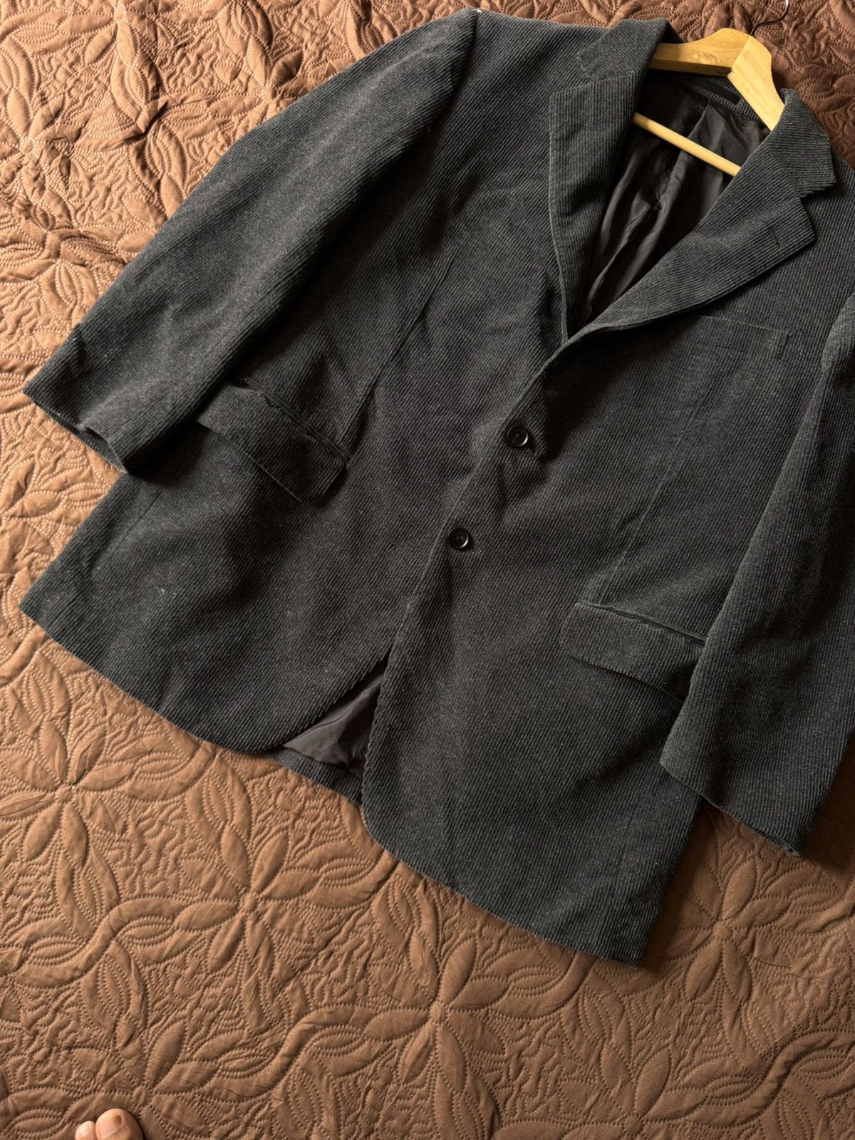 Burberry Vintage Burberry corduroy blazer wool jacket Size US L / EU 52-54 / 3 - 12 Thumbnail