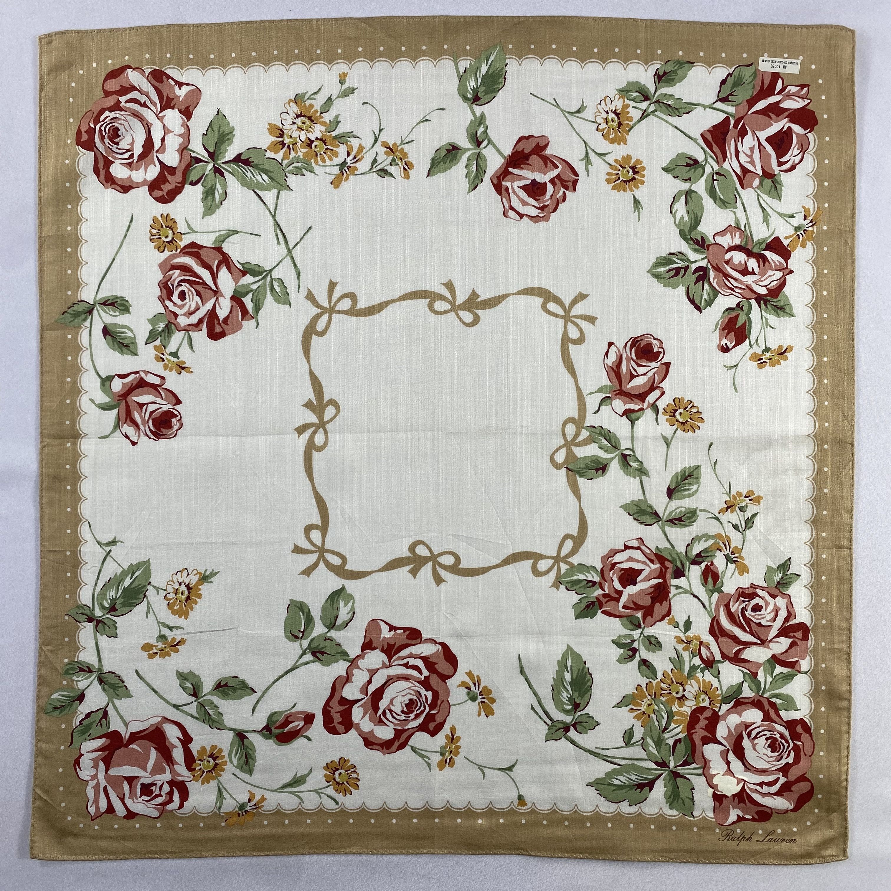 Ralph Lauren × Vintage Ralph Lauren Handkerchief / Neckerchief / Bandana-P1319 Size ONE SIZE - 1 Thumbnail