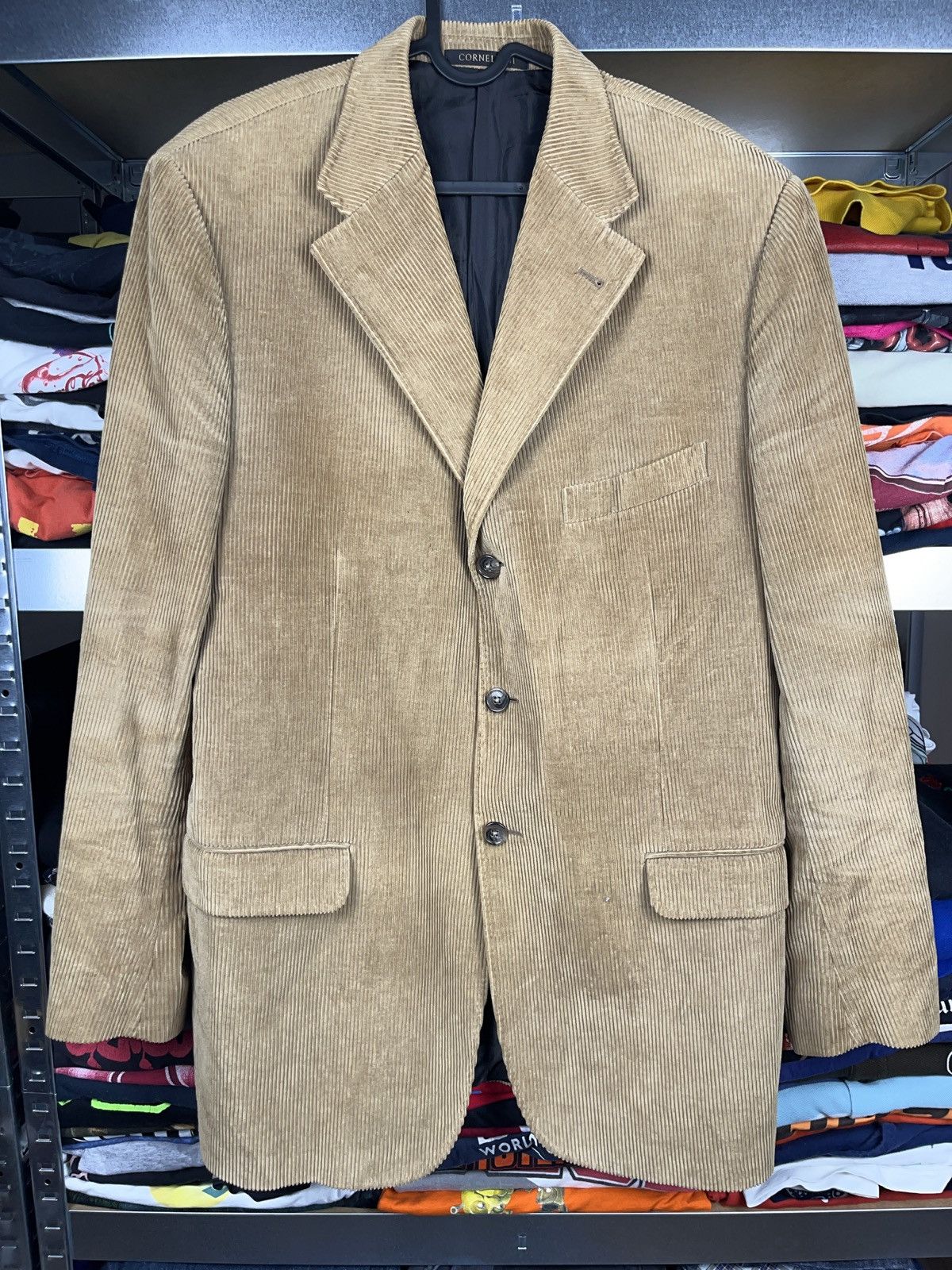 Corneliani Corneliani corduroy blazer 3 buttons jacket Size US L / EU 52-54 / 3 - 1 Thumbnail
