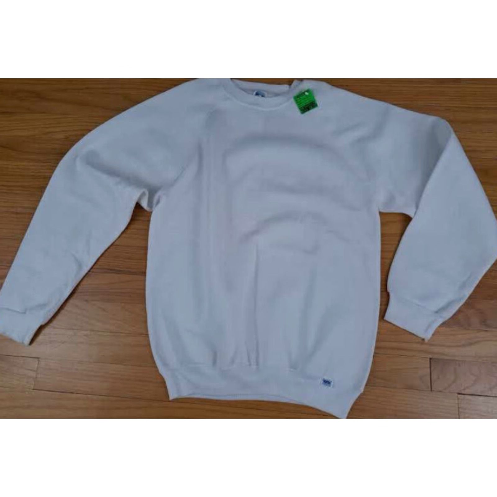 Vintage VINTAGE Discus Sweatshirt White USA Made Long Sleeve Crew Neck XL Unisex Adults Pullover Size US XL / EU 56 / 4 - 4 Thumbnail
