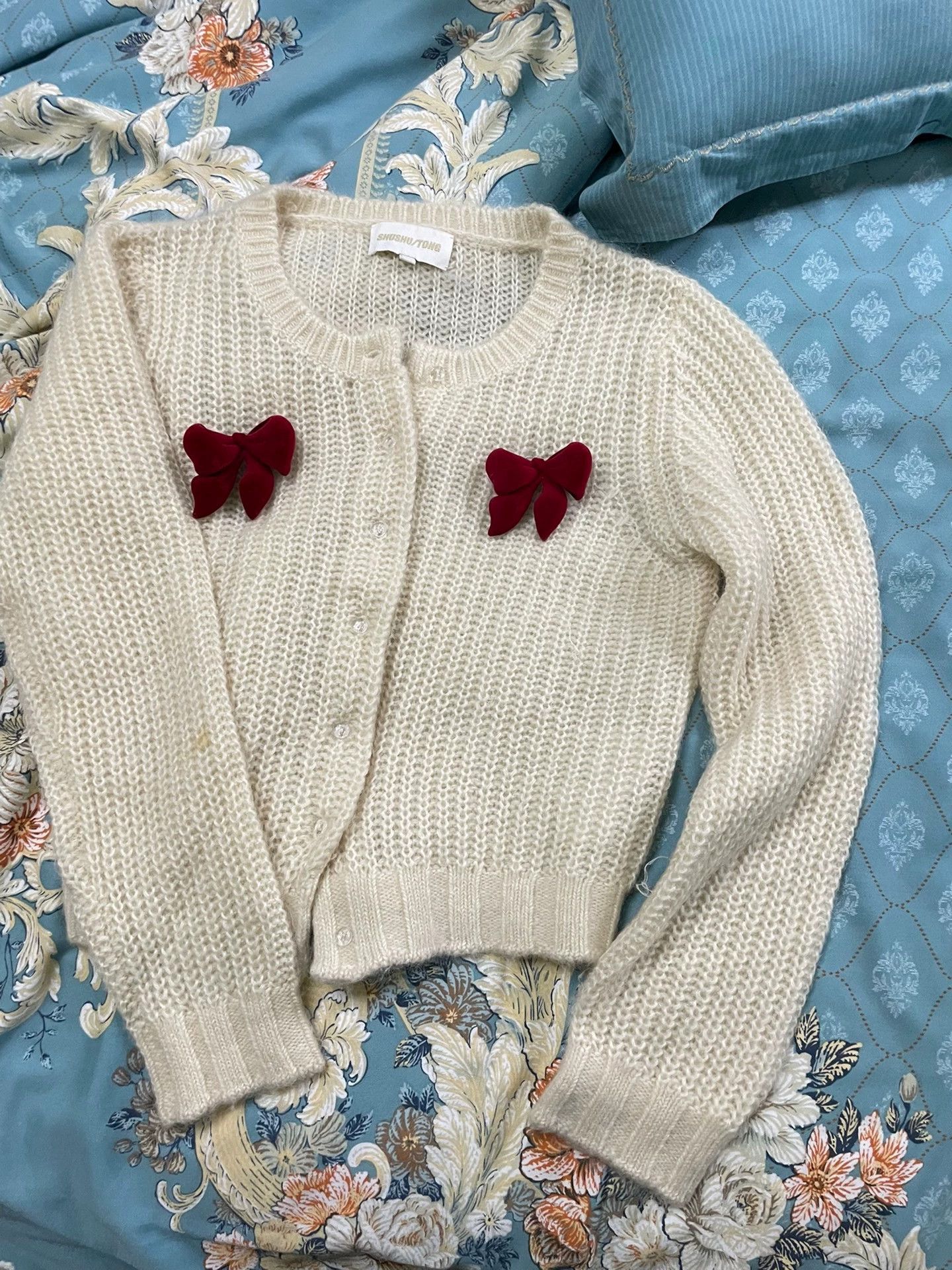 Shushu/Tong shushutong cardigan minor flaws & pilling worn 2-3x 12Y Size XXS / US 00 / IT 34 - 1 Thumbnail